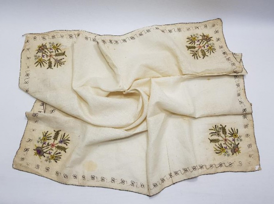 OSMANLI İPEK ÇEVRE ÖRTÜ 