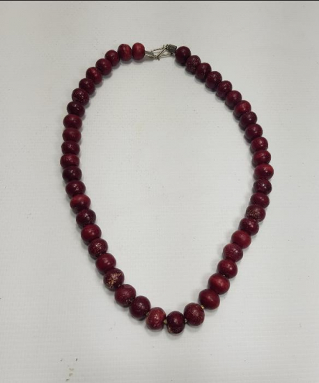 KIRMIZI MERCAN KOLYE GERDANLIK 