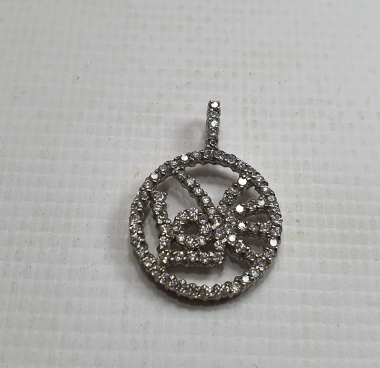 MARGAZİT TAŞLI GÜMÜŞ KOLYE UCU