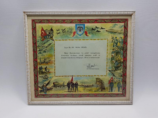 HAVA KUVVETLERİ KOMUTANLIĞI TAKDİR BELGESİ 