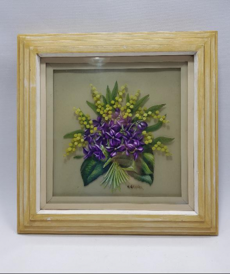 SANATÇI İMZALI EL BOYAMA ÜÇ BOYUTLU TABLO 