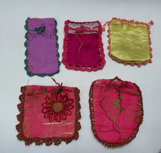 OSMANLI DÖNEMİ 5 ADET KESE