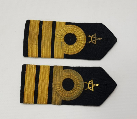 DENİZCİ ÖZEL BİRLİK BİNBAŞI APOLETLER 