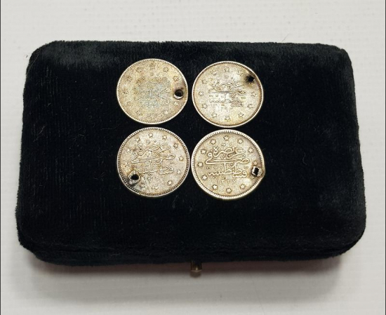 II. ABDÜLHAMİD VE SULTAN REŞAD DÖNEMİNE AİT GÜMÜŞ 2 KURUŞLAR 