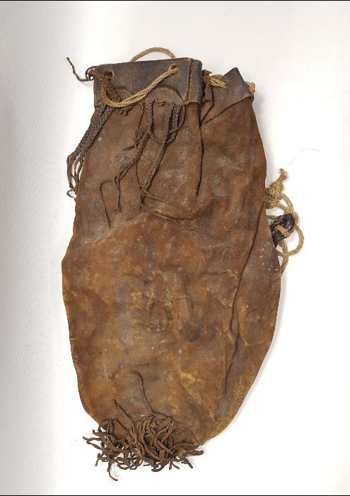 OSMANLI DERİ AVCI ÇANTASI 