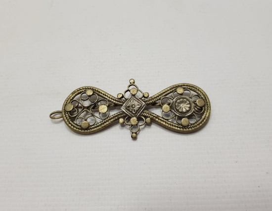 OSMANLI DÖNEMİ GÜMÜŞ SAÇ TOKASI 