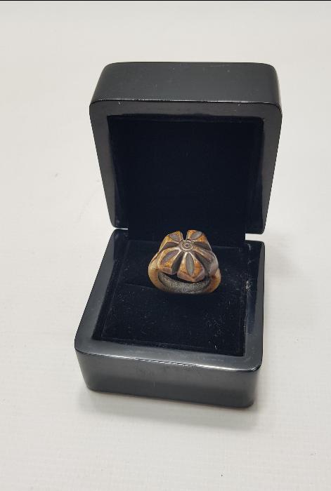 OSMANLI DÖNEMİ YILDIZ FORMLU KEMİK YÜZÜK 