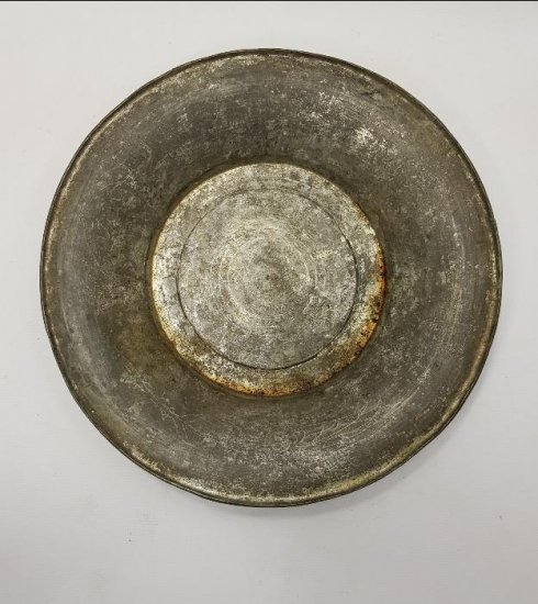 OSMANLI DÖNEMİ SAZ TUĞRALI DEVLET ERKANINA AİT BAKIR TABAK 