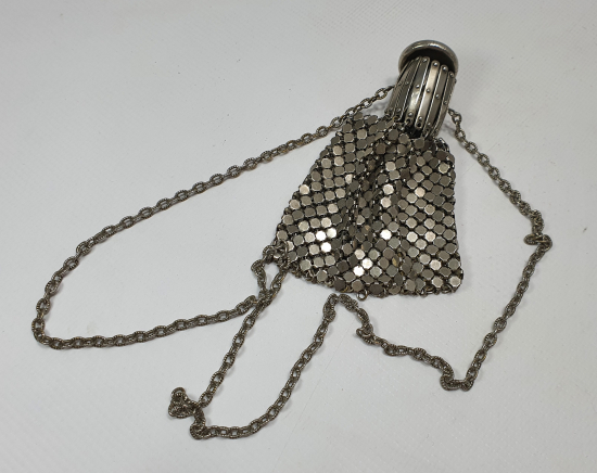 OSMANLI DÖNEMİ KAPAĞI KALEM İŞÇİLİKLİ AKÇE KESESİ