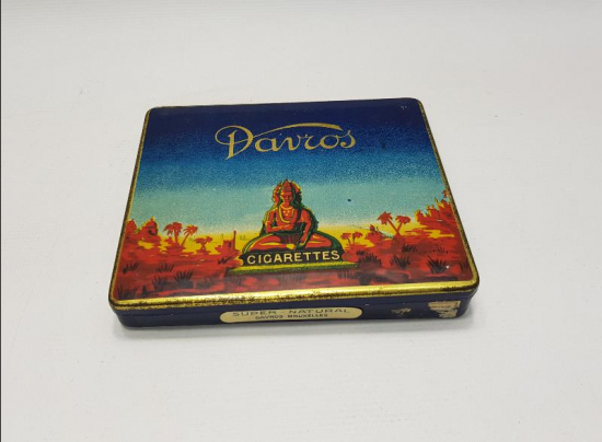SAMSOUN & SMYRNA YAZILI OSMANLI DÖNEMİ SİGARA KUTUSU 