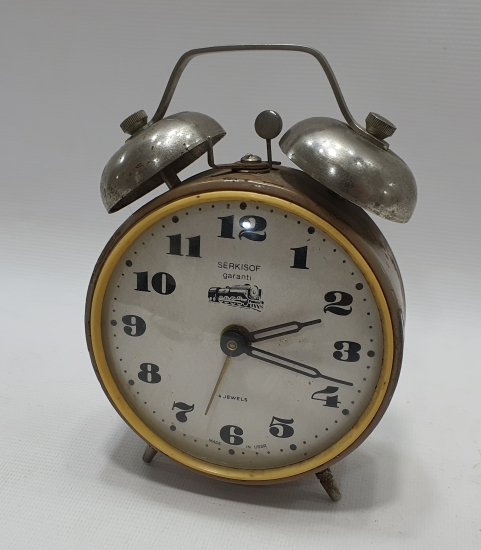 SERKİSOF MARKA TRENLİ MASA SAATİ