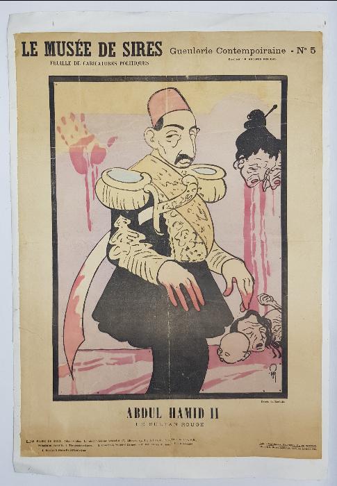 SULTAN II. ABDÜLHAMİD HAN GÖRSELLİ ANTİPROPAGANDA POSTER