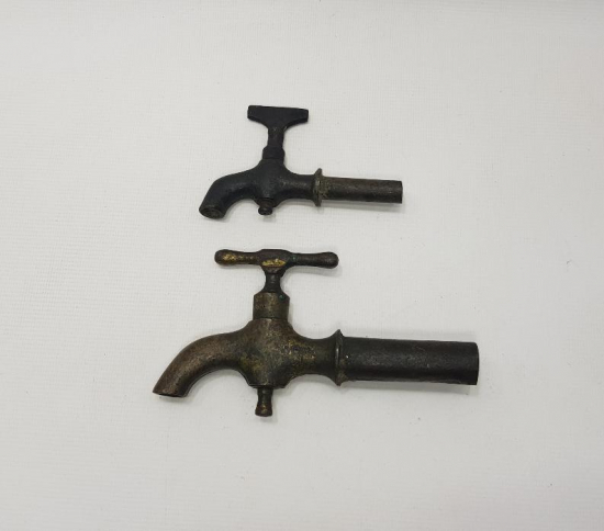 OSMANLI DÖNEMİ İKİ ADET KAHVE KAZANI MUSLUĞU 