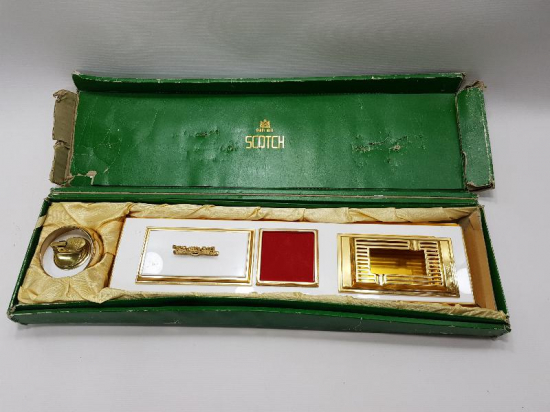 KUTUSUNDA DANDY-MATE SCOTCH SMOKING SET