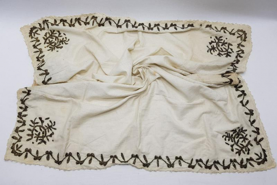 OSMANLI TEL KIRMA İŞÇİLİKLİ ÖRTÜ 