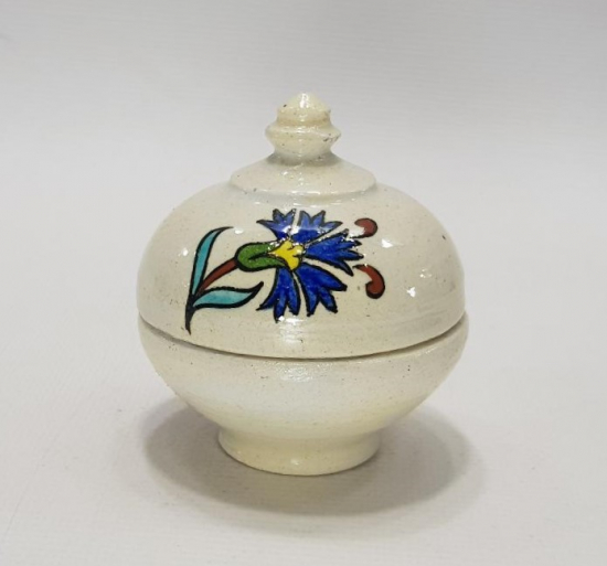 SITKI OLÇAR İMZALI KÜTAHYA SERAMİK SAKIZLIK 