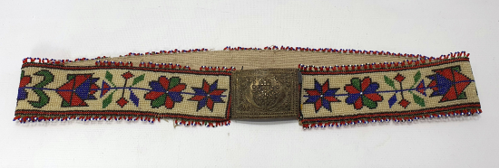 OSMANLI DÖNEMİ OPAL BONCUKLU VE GÜMÜŞ KEMER TOKALI NADİR GELİN KEMERİ