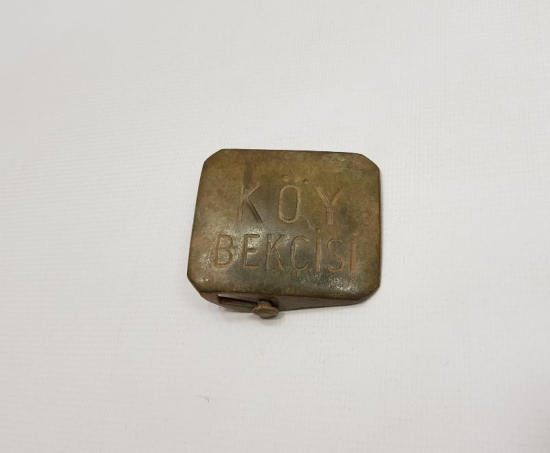 1930'LARDAN KÖY BEKÇİSİ KEMER TOKASI 