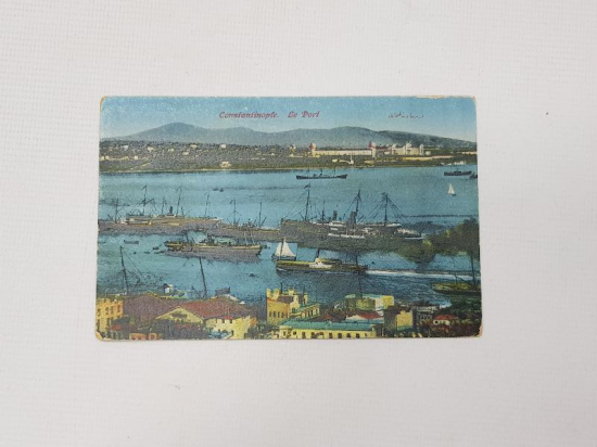OSMANLI KARTPOSTAL: İSTANBUL LİMANI 