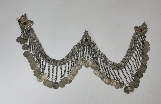 OSMANLI DÖNEMİ BÜYÜK BOY GÜMÜŞ GELİN ALINLIĞI