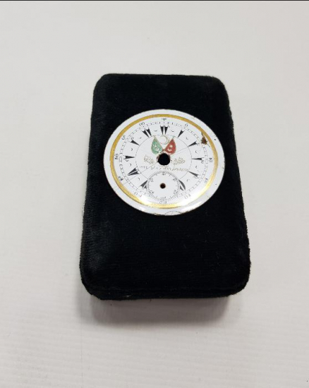 MEŞRUTİYET TEMALI PORSELEN CEP SAATİ KADRANI 