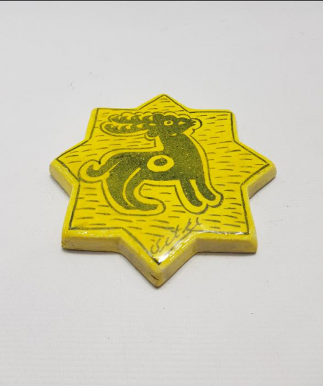 SITKI OLÇAR İMZALI KÜTAHYA SERAMİK DUVAR TABAĞI 