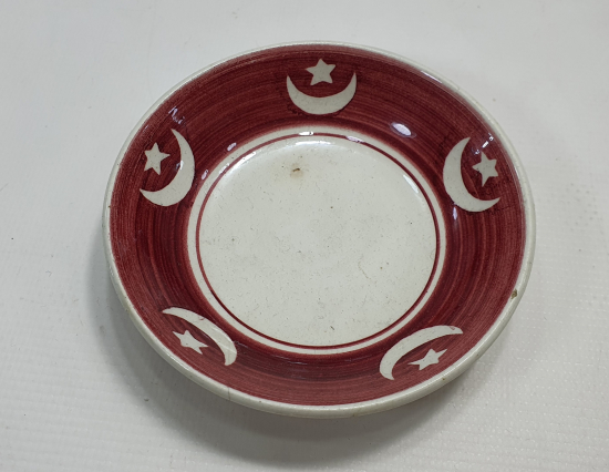 OSMANLI DÖNEMİ AY YILDIZLI TABAK