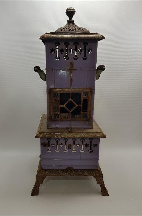 OSMANLI DÖNEMİ AY YILDIZLI EMAYE KÖZ SOBASI 