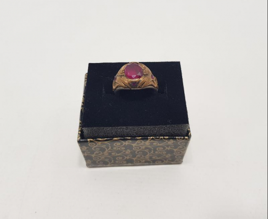 ANTİKA YAKUT YÜZÜK 