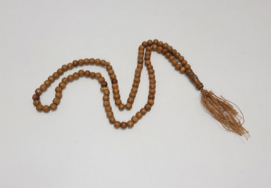 İMAMESİNDE KABE GÖRSELİ BULUNAN ESKİ HACI İŞİ AHŞEP TESBİH 