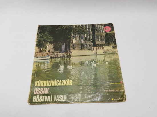 ŞEF KEMAL GÜRSES KÜRDİLİ HİCAZKAR, UŞŞAK, HÜSEYNİ FASLI 33 LP PLAK 
