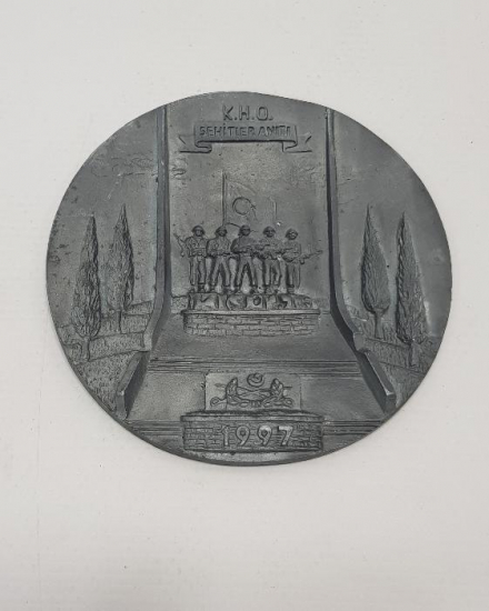 1997 BÜYÜK BOY KARA HARP OKULU MADALYON 