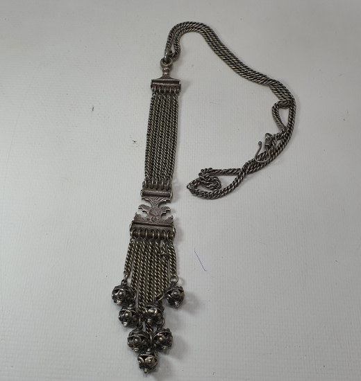 OSMANLI DÖNEMİ TUĞRALI GÜMÜŞ KÖSTEK VE SALLAMASI