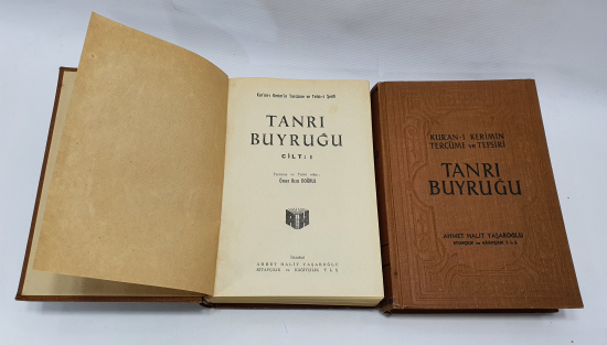 1955 BASIMI TANRI BUYRUĞU - KUR'AN-I KERİM TEFSİRİ