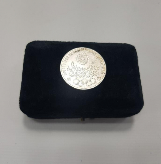 1972 MÜNİH OLİMPİYATLARI HATIRA PARA GÜMÜŞ 10 MARK 