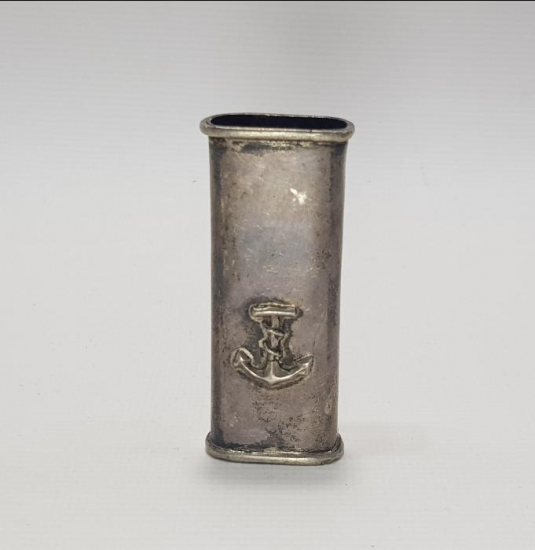 DENİZ ÇAPALI GÜMÜŞ ÇAKMAK KUTUSU