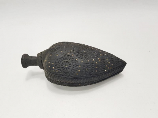 OSMANLI DÖNEMİ AHŞAP BARUTLUK 