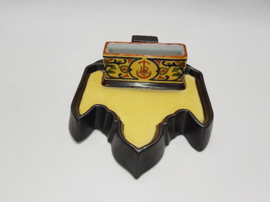 OSMANLI DÖNEMİ CONSTANTINOPLE DAMGALI TURMAC PORSELEN KALEMLİK