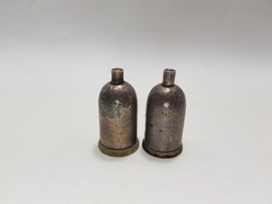 OSMANLI DÖNEMİ BİR ÇİFT GÜMÜŞ BAHARATLIK 