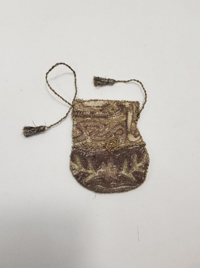 ÜZERİ OSMANLICA YAZILI PARA KESESİ 