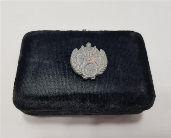 OSMANLI DÖNEMİ AY YILDIZLI TEKKE İŞİ ROZET 