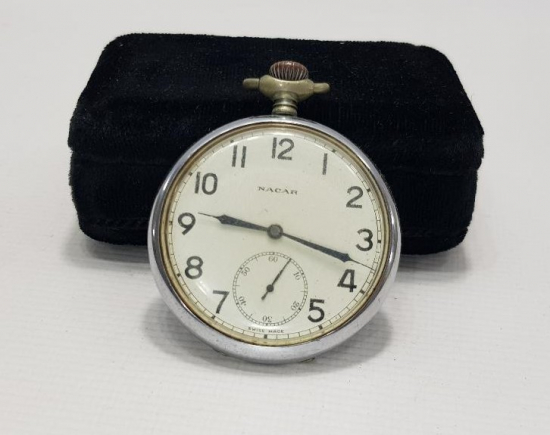 DEMİRYOLU VE TREN GÖRSELLİ NACAR CEP SAATİ 