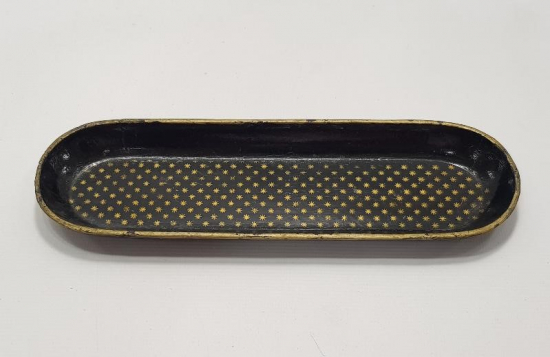 OSMANLI DÖNEMİ PAPIER MACHE HOKKA TEPSİSİ 