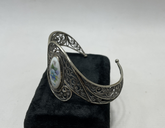 TELKARİ VE MİNE İŞÇİLİKLİ ANTİKA BİLEKLİK