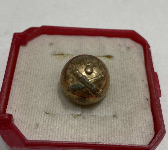 1. DÜNYA SAVAŞI DÖNEMİ ARKASI YAZILI TOPÇU DÜĞMESİ