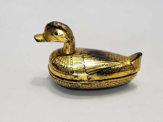 ÖRDEK FORMLU PAPIER MACHE KUTU 