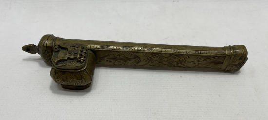 OSMANLI DÖNEM NADİR FORMDA KALEM İŞÇİLİKLİ HATTAT İŞİ DİVİTLİK