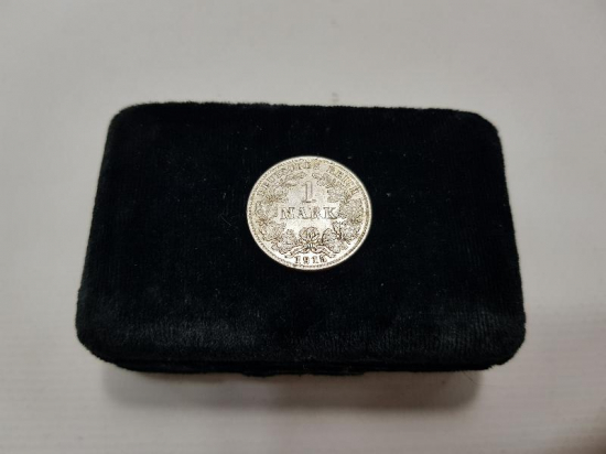 1915 TARİHLİ ALMANYA GÜMÜŞ 1 MARK PARA