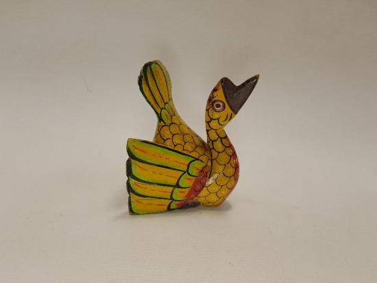 EL BOYAMA KAZ FORMLU AHŞAP BİBLO 