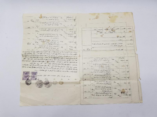 OSMANLICA ALIM SATIM SÖZLEŞMESİ 